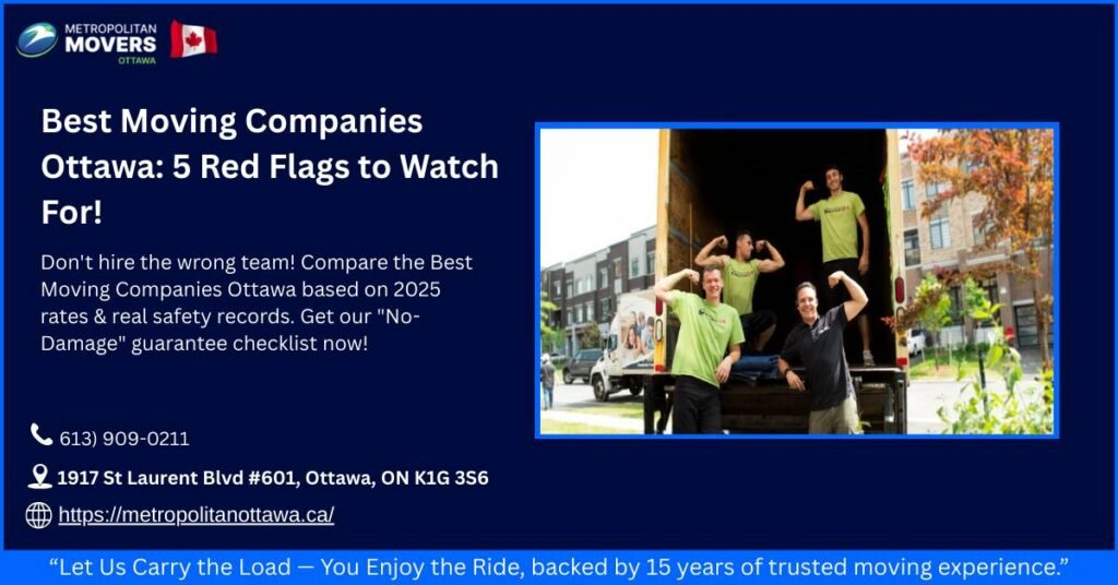 Best Moving Companies Ottawa 5 Red Flags to Watch For!_