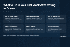 first week after moving to Ottawa