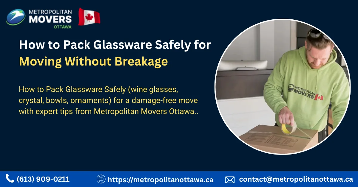 How to Pack Glassware Safely for Any Move Without a Single Breakage