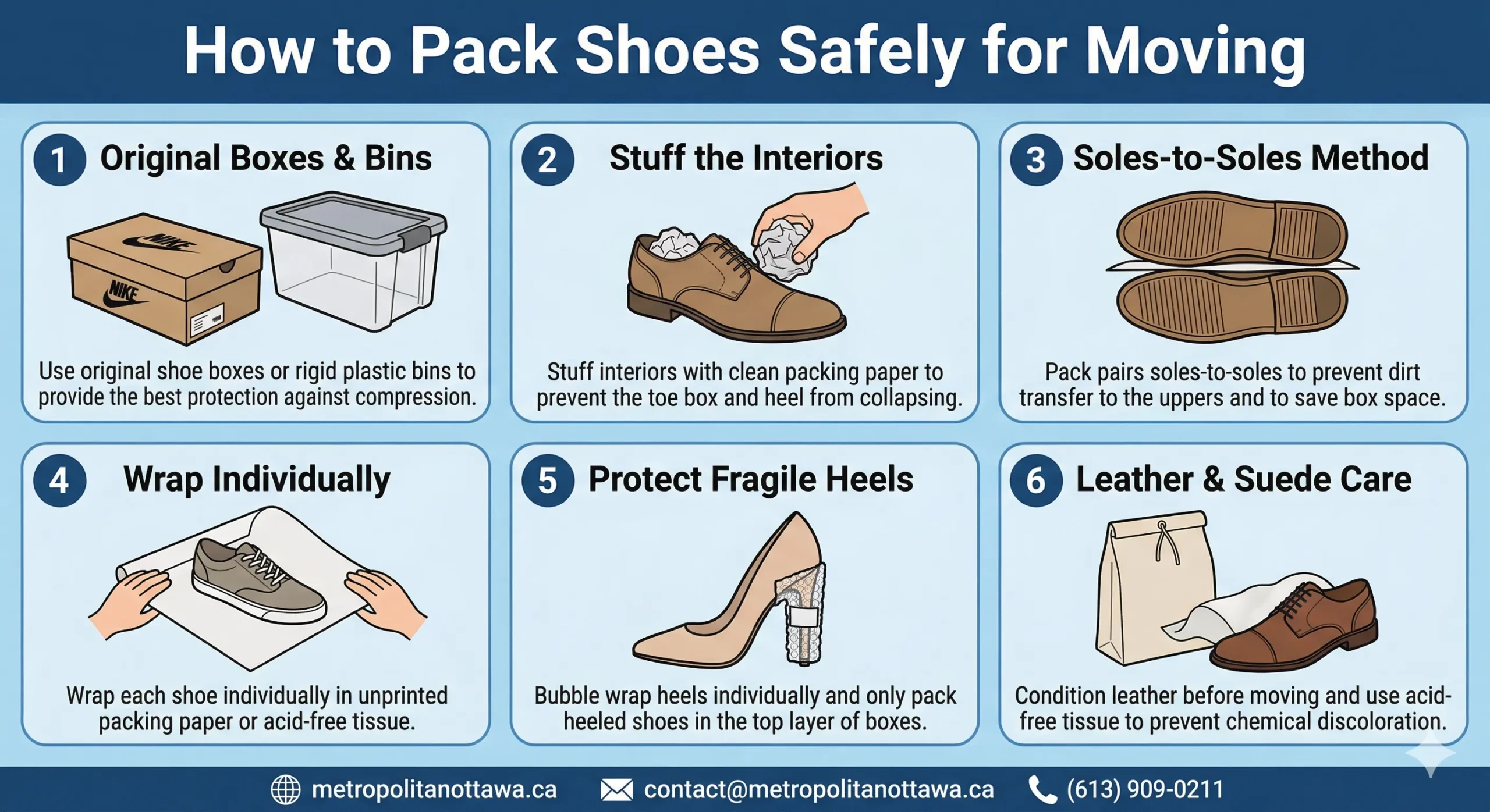 How to Pack Shoes for Moving Protect Every Pair from the First Box to the Last Step