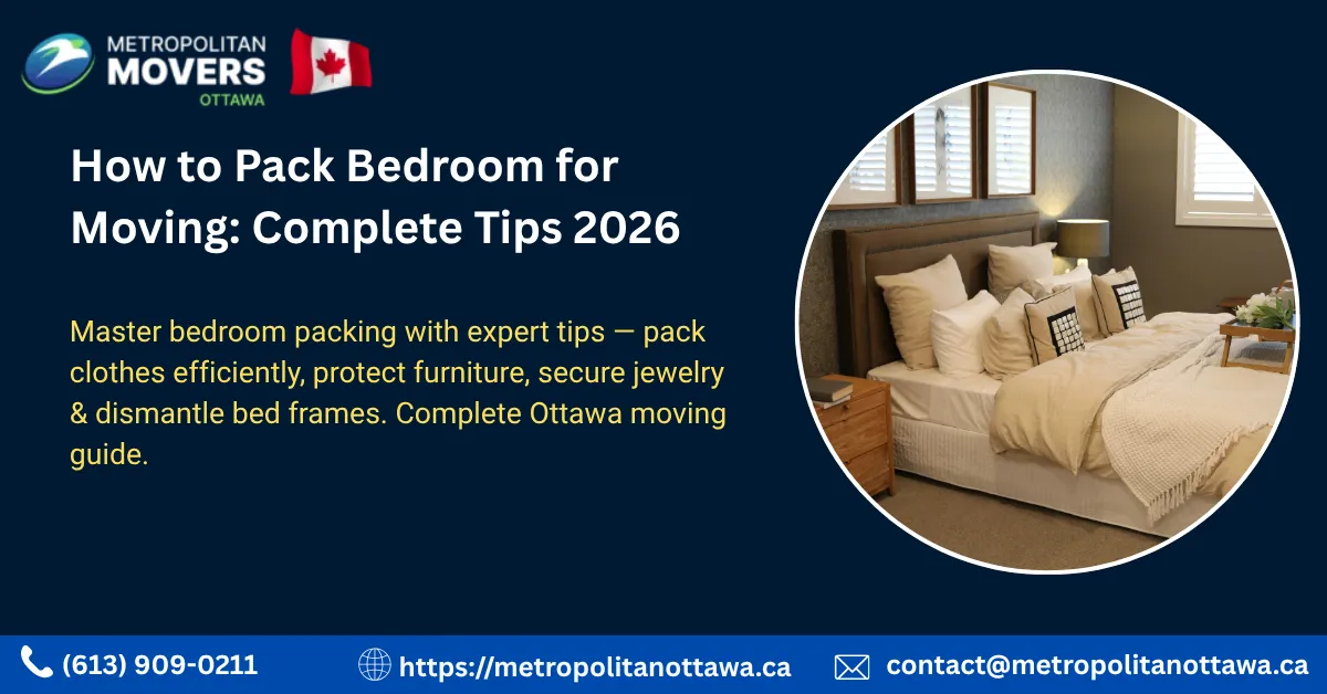 Bedroom Packing Tips: How to Pack Your Bedroom Efficiently for Moving Day