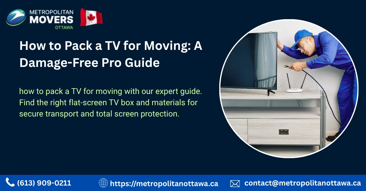 How to Pack a TV for Moving: A Professional's Guide