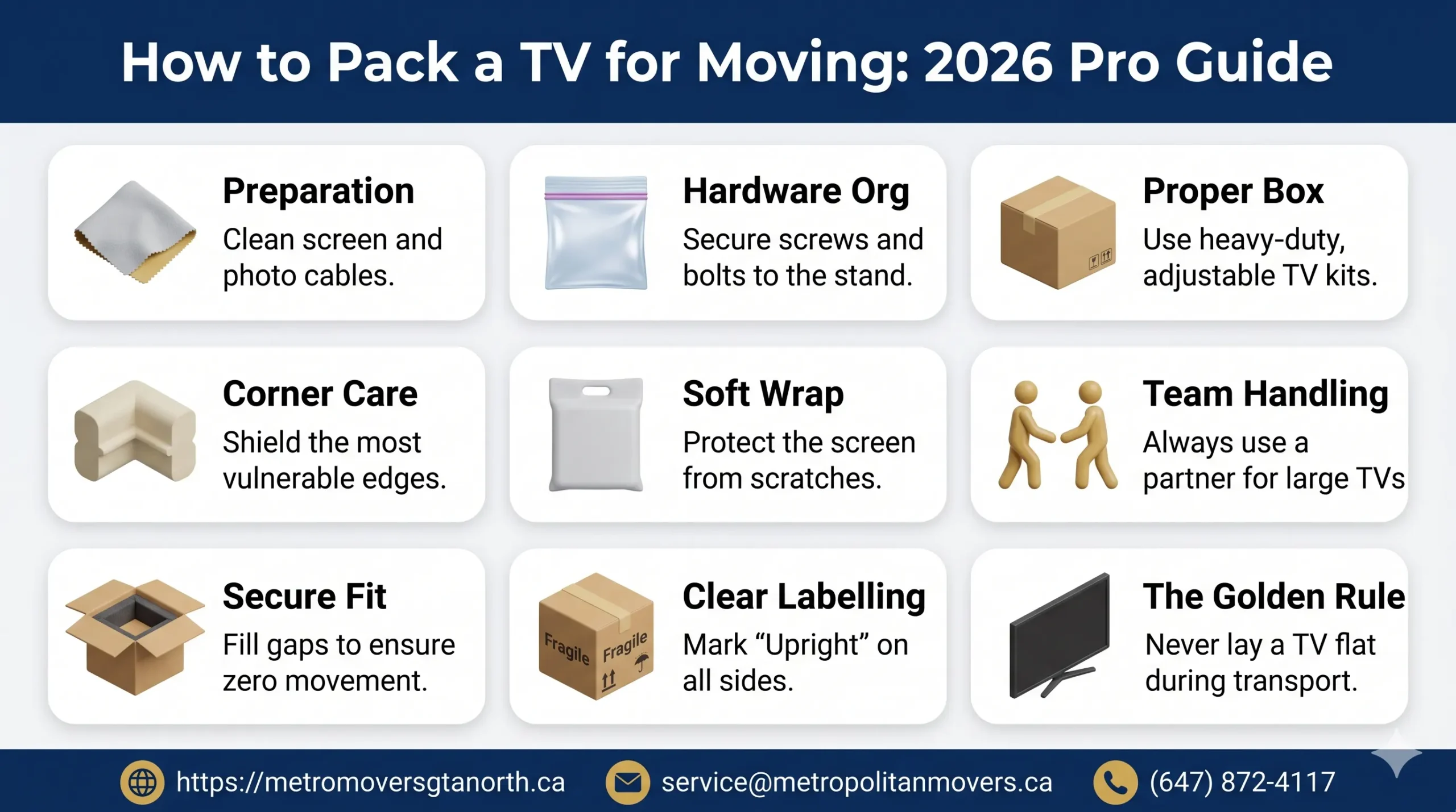 How to Pack a TV for Moving: A Professional's Guide