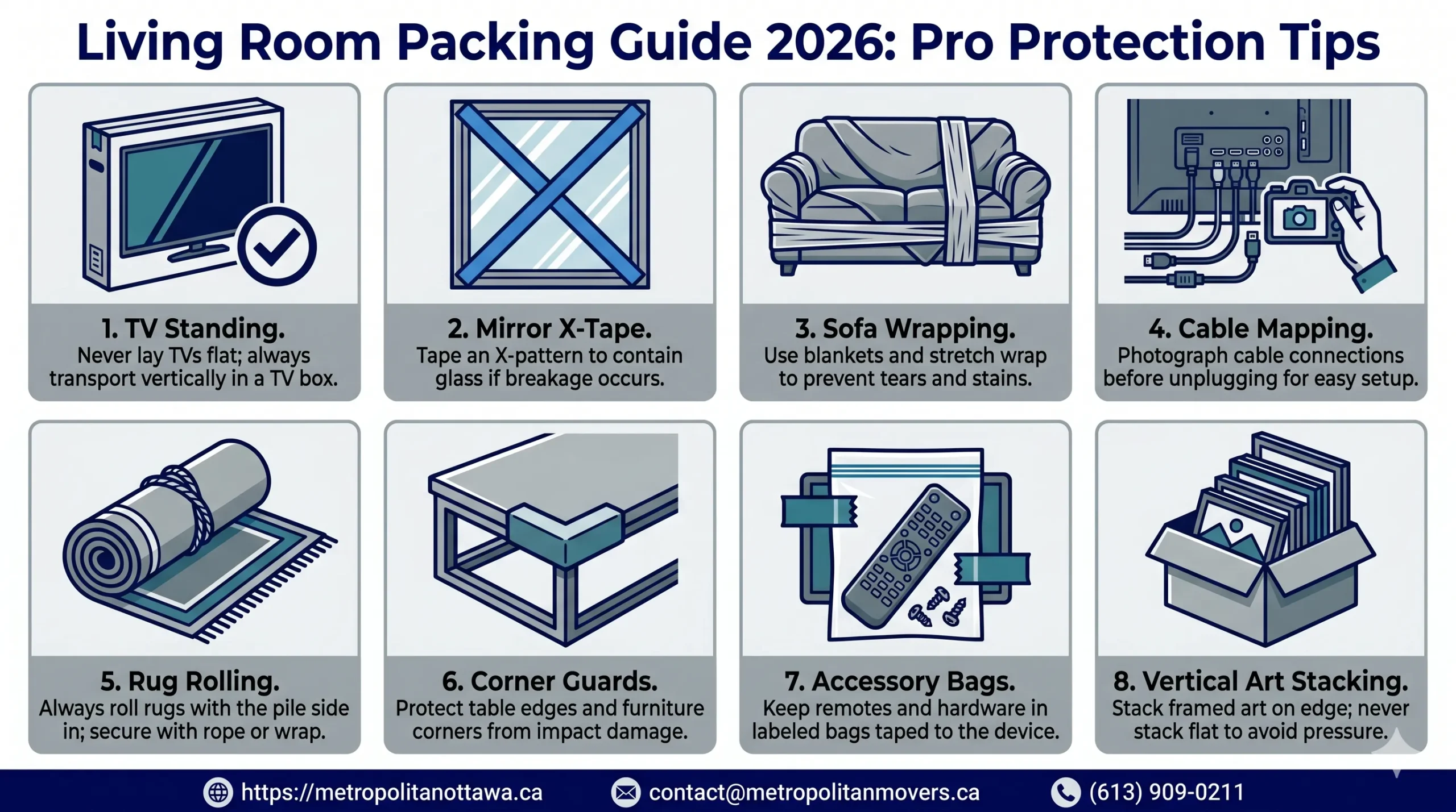 Living Room Packing: How to Pack Your Living Room for a Damage-Free Move
