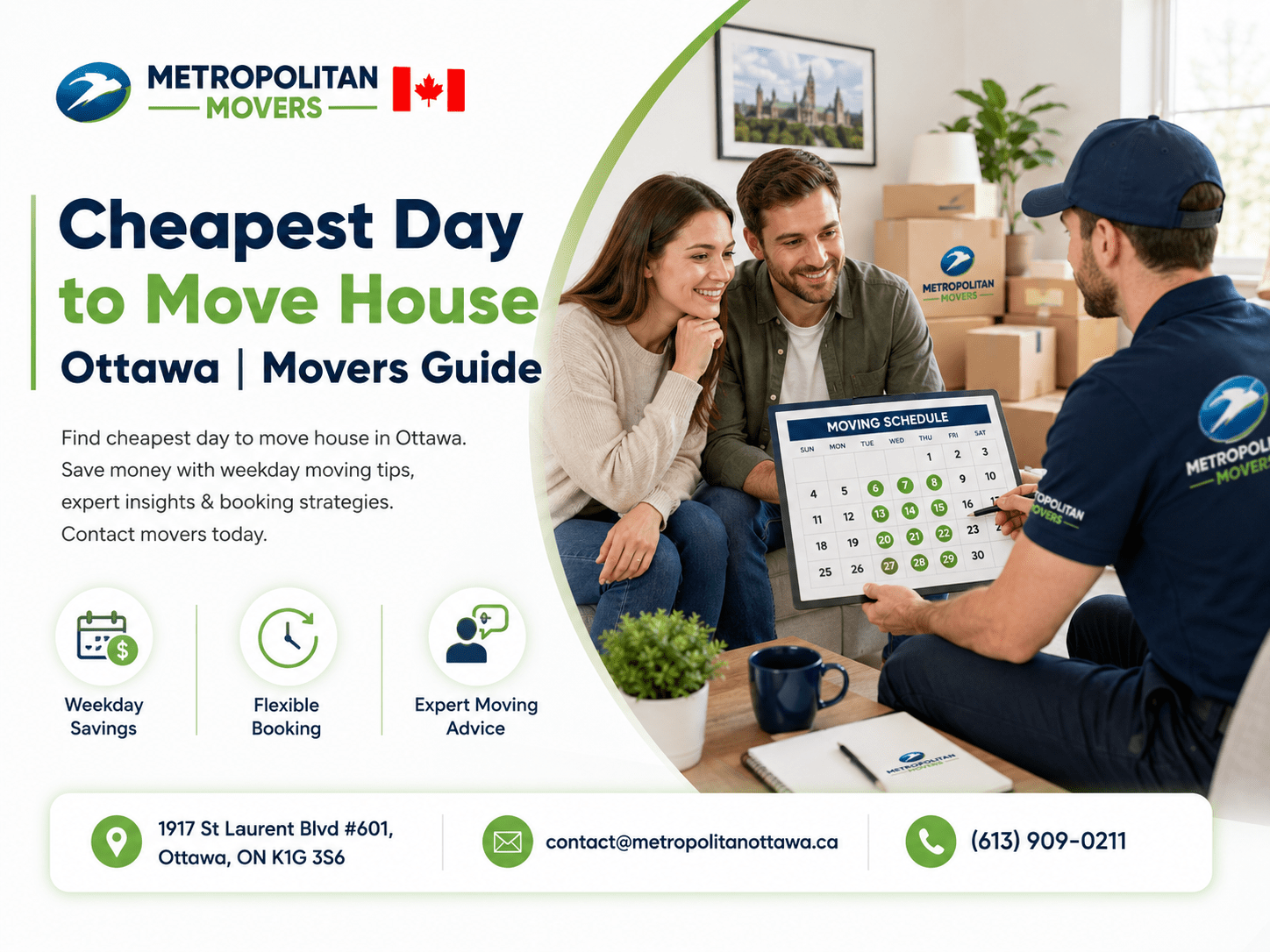 what is the cheapest day to move house